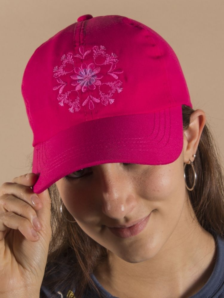 Gorra Para Mujer Con Diseño De Flores - Le Bolshá - Tienda en Línea